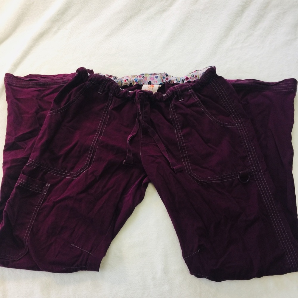 Katy Peterson Purple Scrub Pants Size:Medium